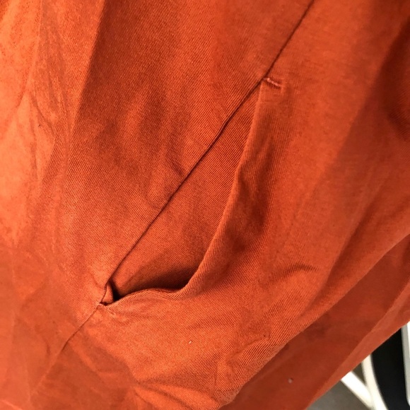 UNIQLO Orange Cotton Oversized Dress - Picture 10 of 11
